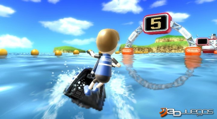 Captura del Wii Sport Resort