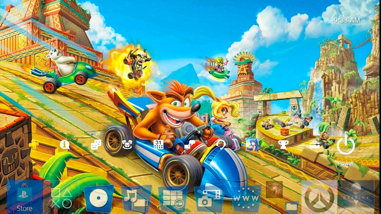 Descarga gratis este tema dinámico de Crash Team Racing NitroFueled