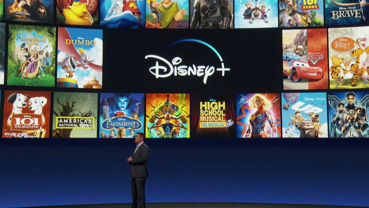 Disney+, la plataforma de TV de Disney, anuncia 